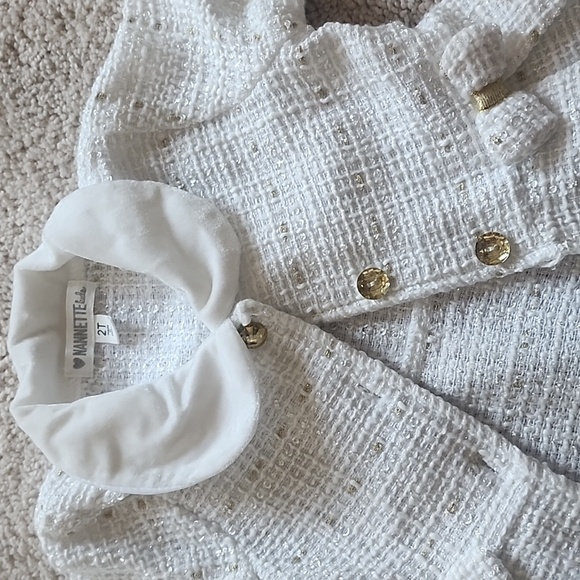 NWT Ivory Toddler 2 Piece Party Dress - Picture 4 of 7